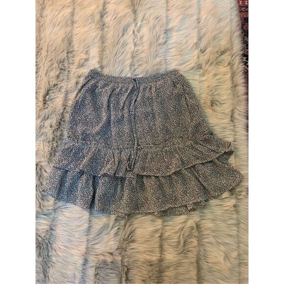 Sienna Sky Leopard Print Ruffle Skirt Medium - Picture 2 of 5